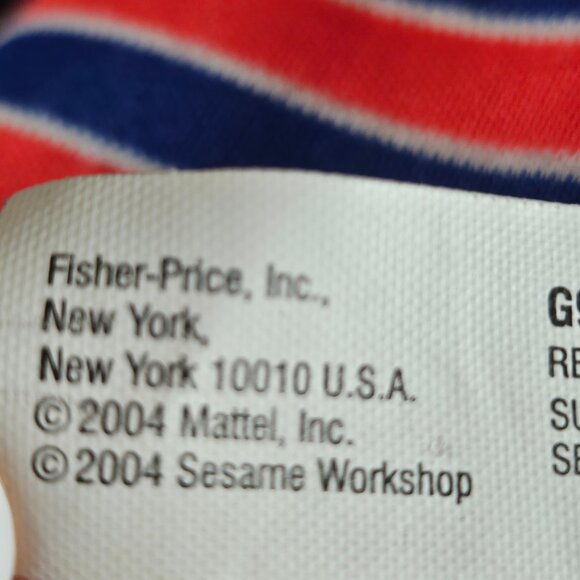 Fisher Price Sesame Street Ernie Plush 9 Inch Hand Puppet. Mattel 2004 - Picture 5 of 8